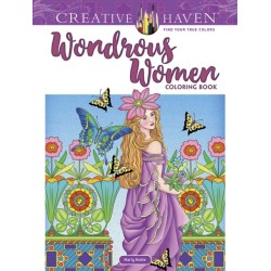 Creative Haven Wondrous Women Coloring Book