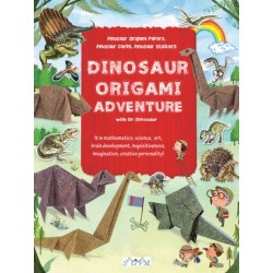 Dinosaur Origami Adventure with Dr. Dinosaur: Dinosaur Origami Papers, Dinosaur Cards and Stickers
