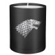 Game of Thrones: House Stark Large Glass Candle