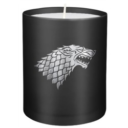 Game of Thrones: House Stark Large Glass Candle