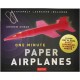 One Minute Paper Airplanes Kit: 12 Pop-Out Planes, Easily Assembled in Under a Minute: Paper Airplane Book with Paper, 12 Projects & Plane Launcher
