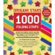 Origami Stars Papers 1,000 Paper Strips in Assorted Colors: 10 colors - 1000 sheets - Easy Instructions for Origami Lucky Stars