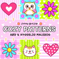 Malebog: Cozy Pattern - Cozy Coloring: sød og hyggelig malebog