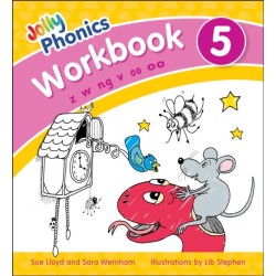 Jolly Phonics Workbook 5: in Precursive Letters (British English edition)
