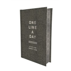 Charcoal Canvas One Line a Day: A Five-Year Memory Book