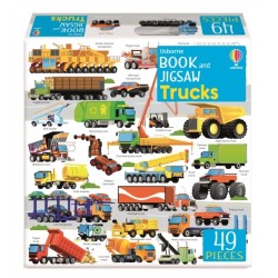 Usborne Book and Jigsaw Trucks: Trucks