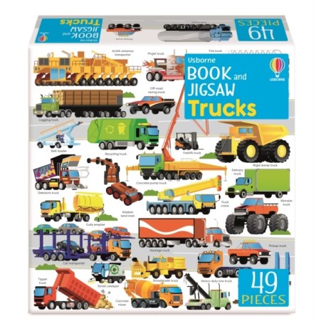 Usborne Book and Jigsaw Trucks: Trucks