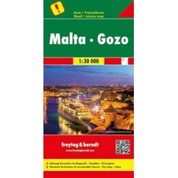 Malta - Gozo, Destination of Considerable Interest Road Map 1:30 000