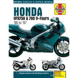 Honda VFR750 & 700 V-Fours (86 - 97) Haynes Repair Manual: 86-97