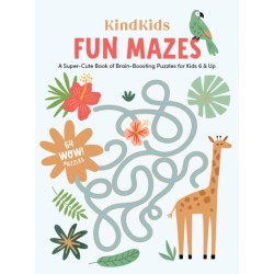 KindKids Fun Mazes: A Super-Cute Book of Brain-Boosting Puzzles for Kids 6 & Up
