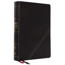 KJV, Word Study Reference Bible, Leathersoft, Black, Red Letter, Comfort Print: 2,000 Keywords that Unlock the Meaning of the Bible