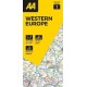 AA Road Map Western Europe