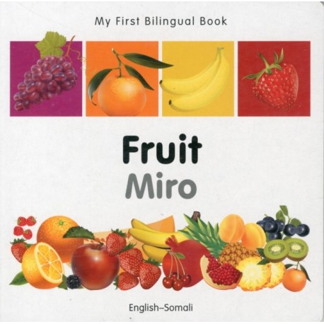 My First Bilingual Book -  Fruit (English-Somali)
