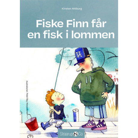 Fiske Finn får en fisk i lommen