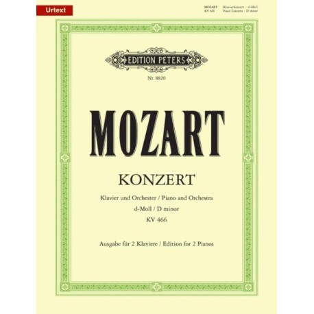 Piano Concerto No. 20 in D minor K466 (Edition for 2 Pianos)