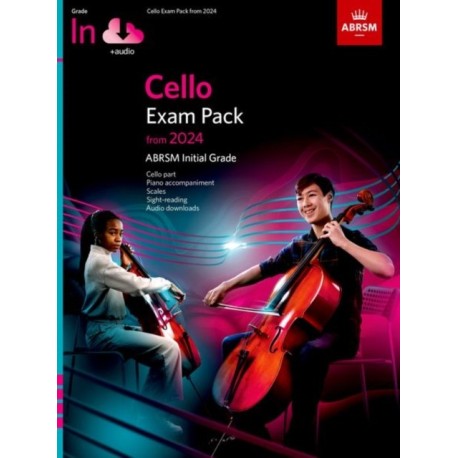 Cello Exam Pack from 2024, Initial Grade: Cello Part & Piano Accompaniment