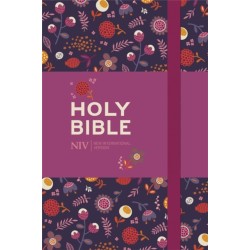 NIV Pocket Floral Notebook Bible
