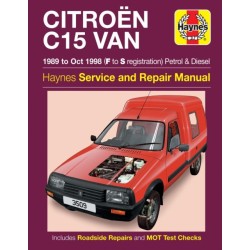 Citroen C15 Van Petrol & Diesel (89 - Oct 98) Haynes Repair Manual