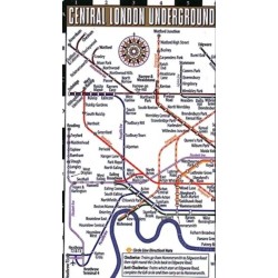 Streetwise London Underground Map - Laminated Map of the London Underground, England: City Plan