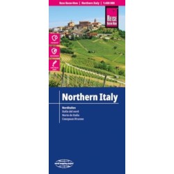Northern Italy Map: 1:400,000 scale