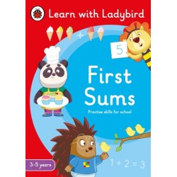 First Sums: A Learn with Ladybird Activity Book 3-5 years: Ideal for home learning (EYFS)