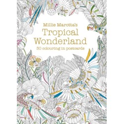 Millie Marotta's Tropical Wonderland Postcard Book: 30 beautiful cards for colouring in