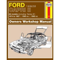 Ford Capri II (and III) 1.6 & 2.0 (74 - 87) Haynes Repair Manual