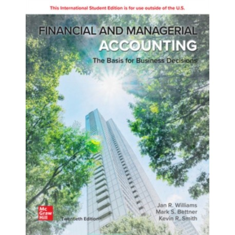 Financial & Managerial Accounting ISE
