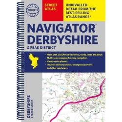 Philip's Navigator Street Atlas Derbyshire and the Peak District