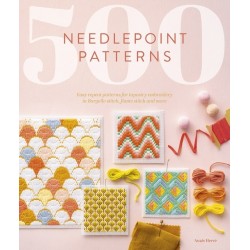 500 Needlepoint Patterns: Easy Repeat Patterns for Tapestry Embroidery in Bargello Stitch, Flame Stitch and More