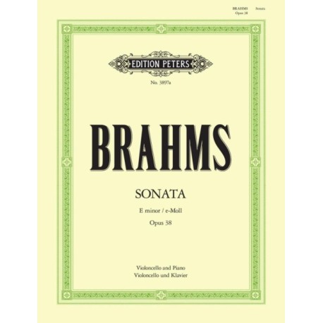 Cello Sonata No. 1 in E minor Op. 38