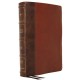 NKJV, Large Print Verse-by-Verse Reference Bible, Maclaren Series, Leathersoft, Brown, Comfort Print: Holy Bible, New King James Version
