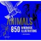 Animals: 850 Handmade Illustrations