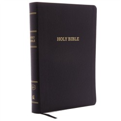 KJV Holy Bible: Giant Print with 53,000 Cross References, Black Bonded Leather, Red Letter, Comfort Print: King James Version: King James Version