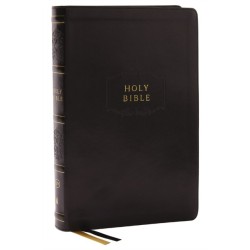KJV Holy Bible with 73,000 Center-Column Cross References, Black Leathersoft, Red Letter, Comfort Print: King James Version