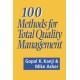 100 Methods for Total Quality Management