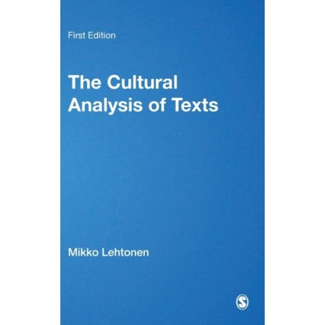 The Cultural Analysis of Texts