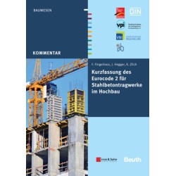 Kurzfassung des Eurocode 2 fur Stahlbetontragwerkeim Hochbau - von Frank Fingerloos, Josef Hegger, Konrad Zilch