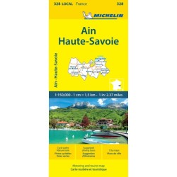Ain Haute-Savoie - Michelin Local Map 328: Map