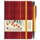 Waverley S.T. (S): Rowanberry Mini with Pen Pocket Genuine Tartan Cloth Commonplace Notebook