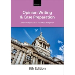 Opinion Writing and Case Preparation