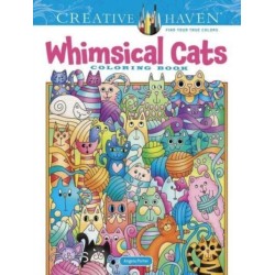 Creative Haven Whimsical Cats Coloring Book