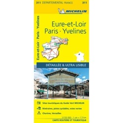 Eure-et-Loir, Paris, Yvelines - Michelin Local Map 311