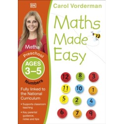 Maths Made Easy: Numbers, Ages 3-5 (Preschool): Supports the National Curriculum, Maths Exercise Book