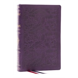 RSV Personal Size Bible with Cross References, Purple Leathersoft, Thumb Indexed, (Sovereign Collection)