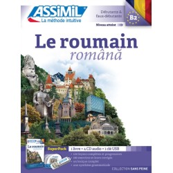 Le Roumain (Superpack): Book + 4CD audio + 1 cle USB