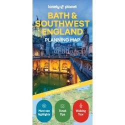 Lonely Planet Bath & Southwest England Planning Map