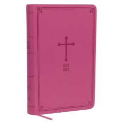 NKJV, Deluxe Gift Bible, Leathersoft, Pink, Red Letter, Comfort Print: Holy Bible, New King James Version