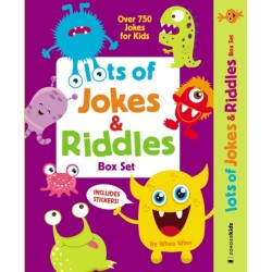 Lots of Jokes and Riddles Box Set: A Collection of Laugh Out Loud Busy Books for Children with Over 750 Jokes, Riddles, Tongue Twisters, and Puns