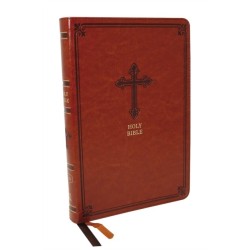 KJV Holy Bible: Thinline, Brown Leathersoft, Red Letter, Comfort Print: King James Version: Holy Bible, King James Version